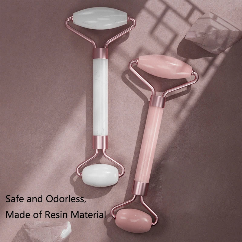 Face & Neck Roller with Gua Sha Board set