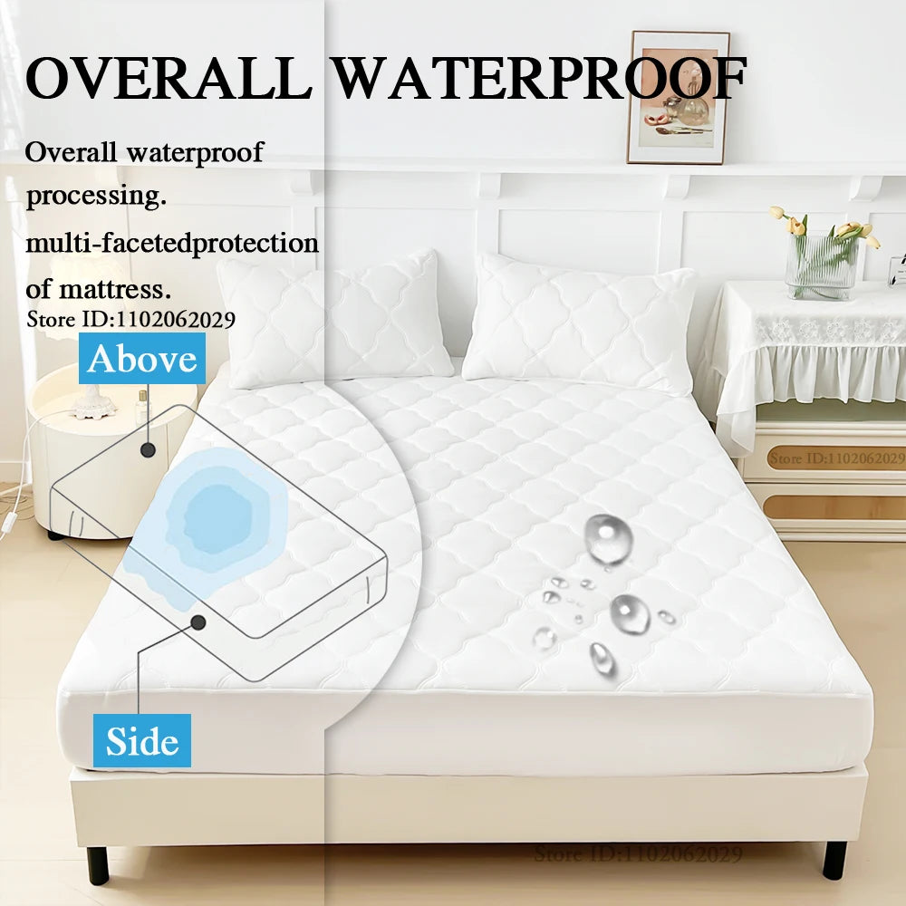 Waterproof Fitted Mattress Cover Protector Sheet