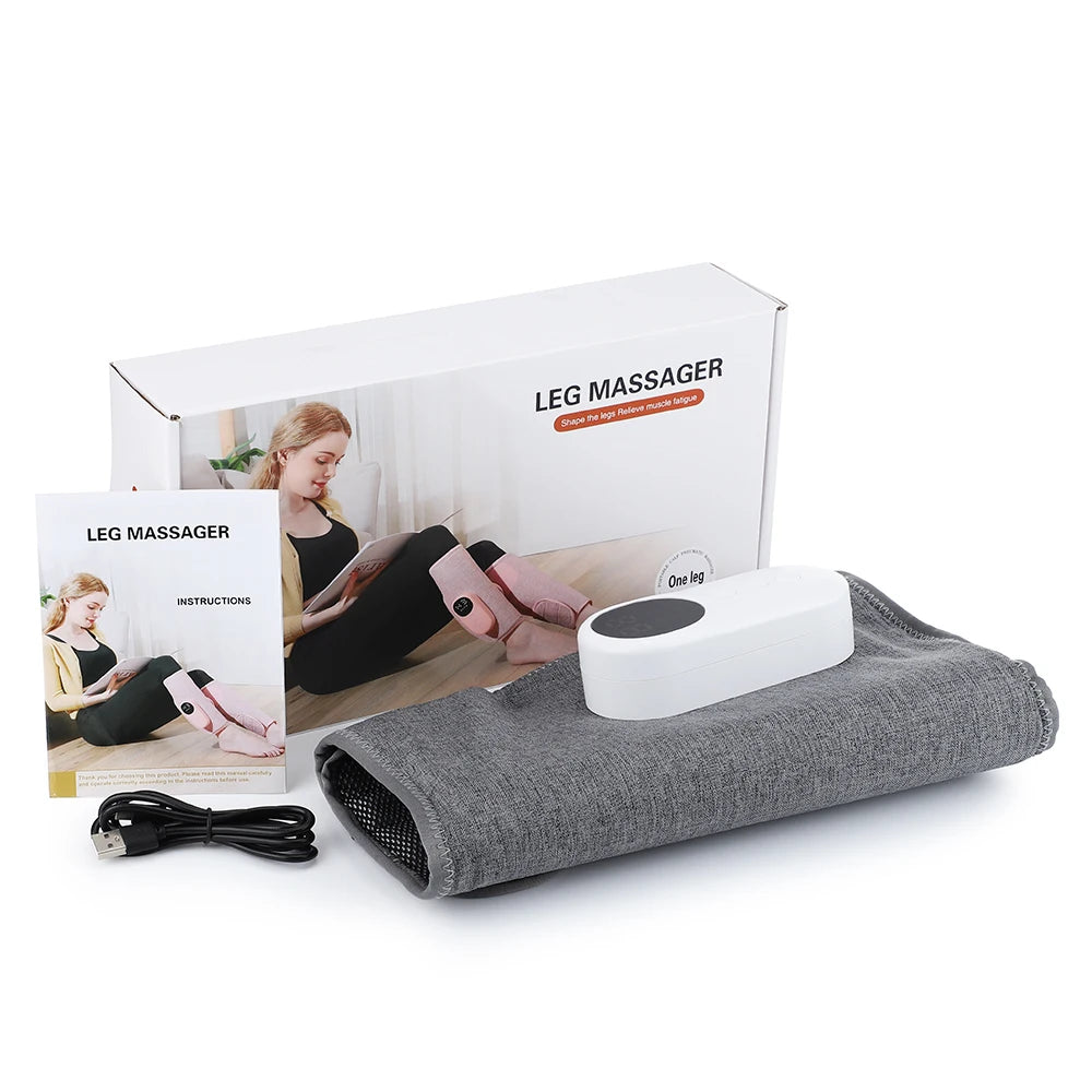 Electric Leg Massager with Compression and Heat