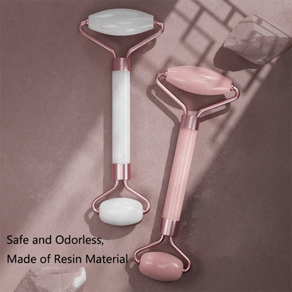 Face & Neck Roller with Gua Sha Board set