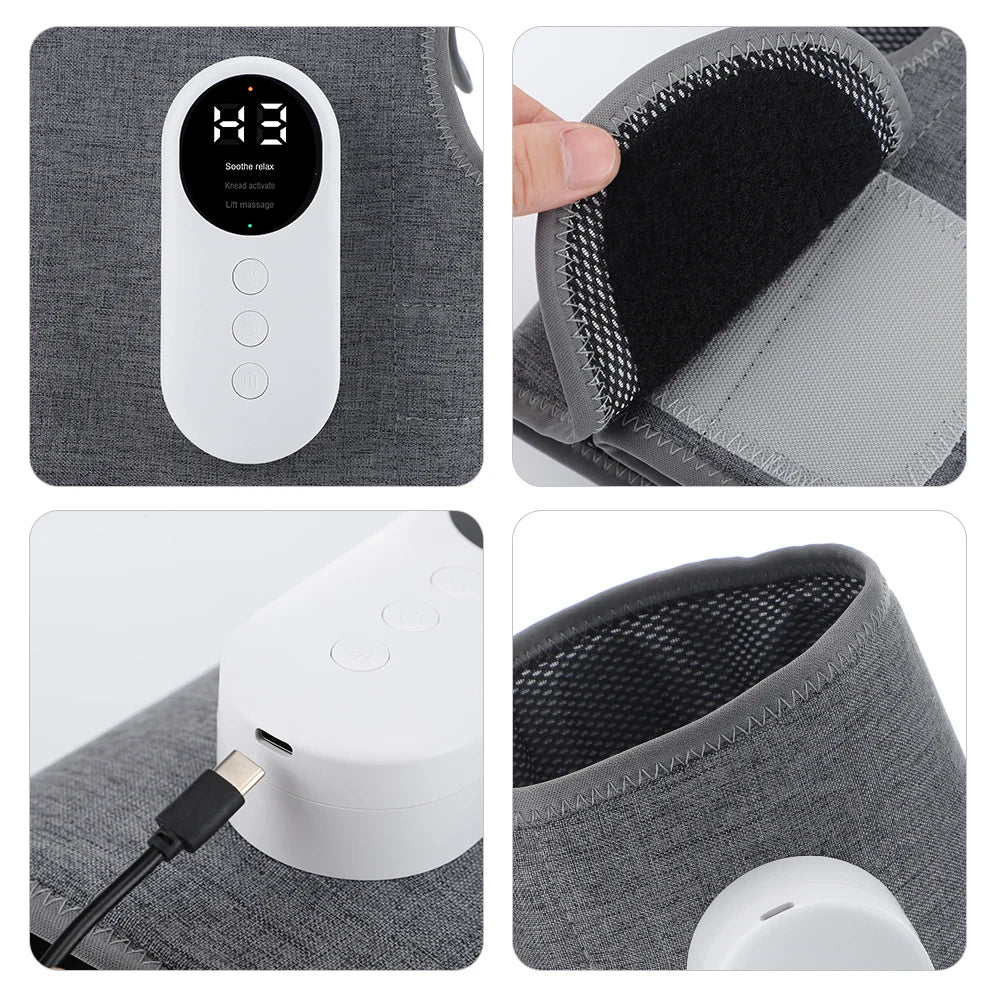 Electric Leg Massager with Compression and Heat