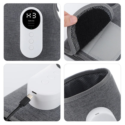Electric Leg Massager with Compression and Heat