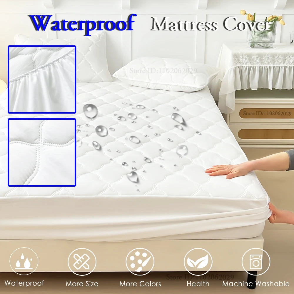 Waterproof Fitted Mattress Cover Protector Sheet