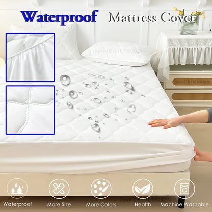Waterproof Fitted Mattress Cover Protector Sheet