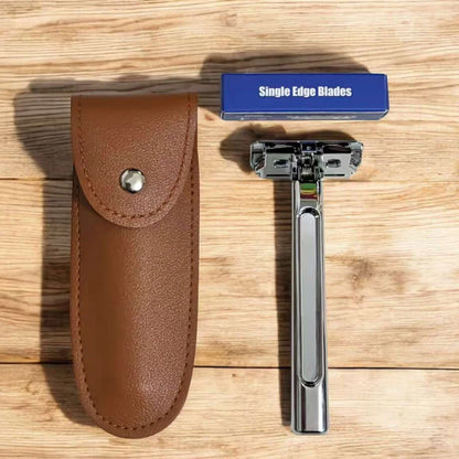 4D Double-Edged Safety Razor with Case