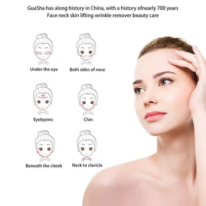 Natural Rose Gua Sha Massage Board Tool