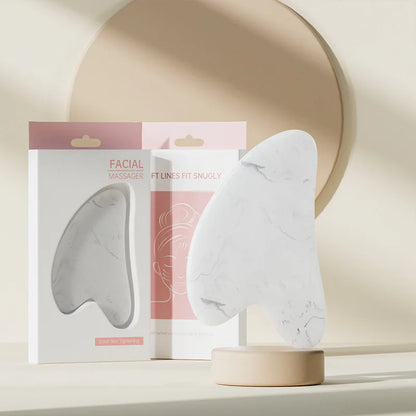 Face & Neck Roller with Gua Sha Board set