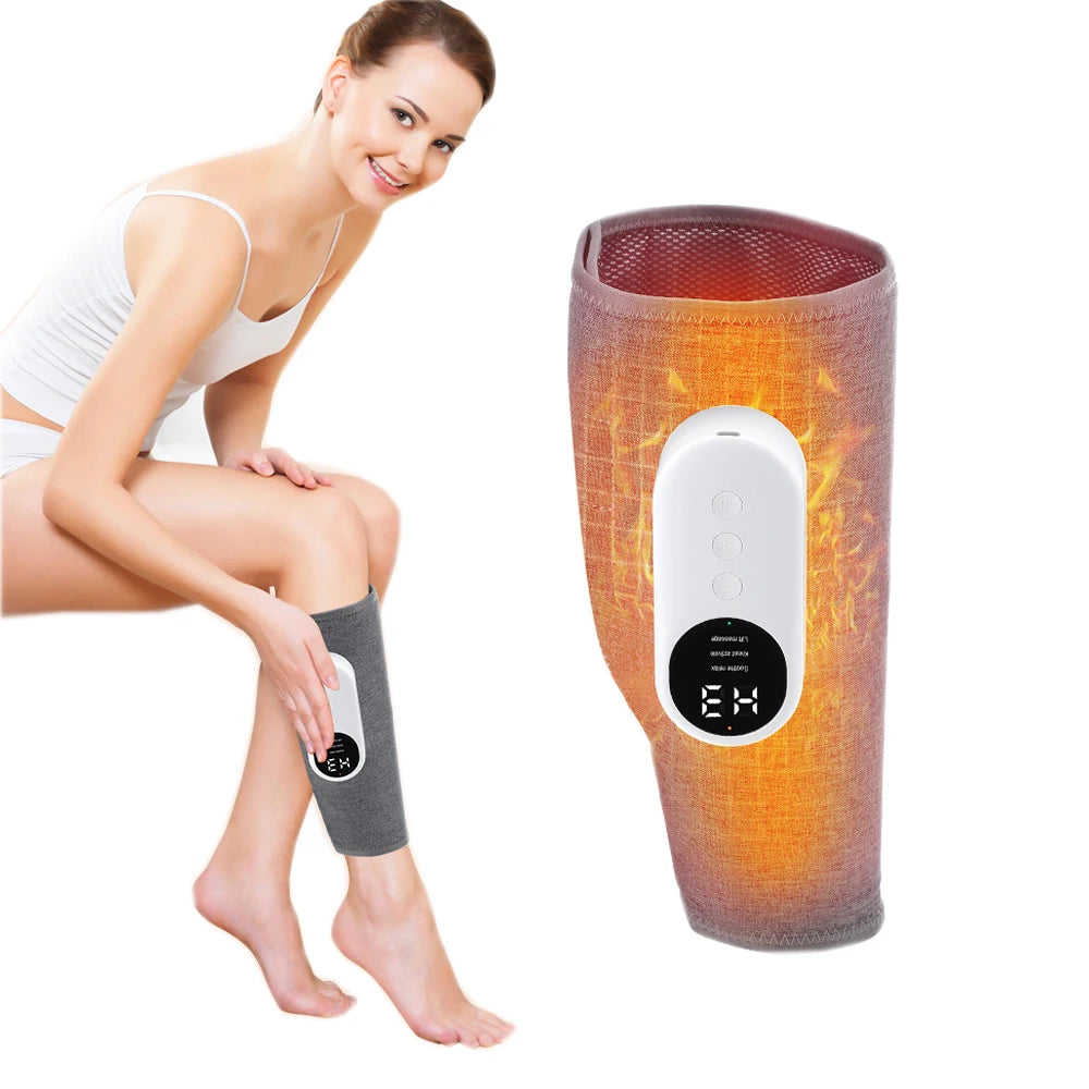 Electric Leg Massager with Compression and Heat