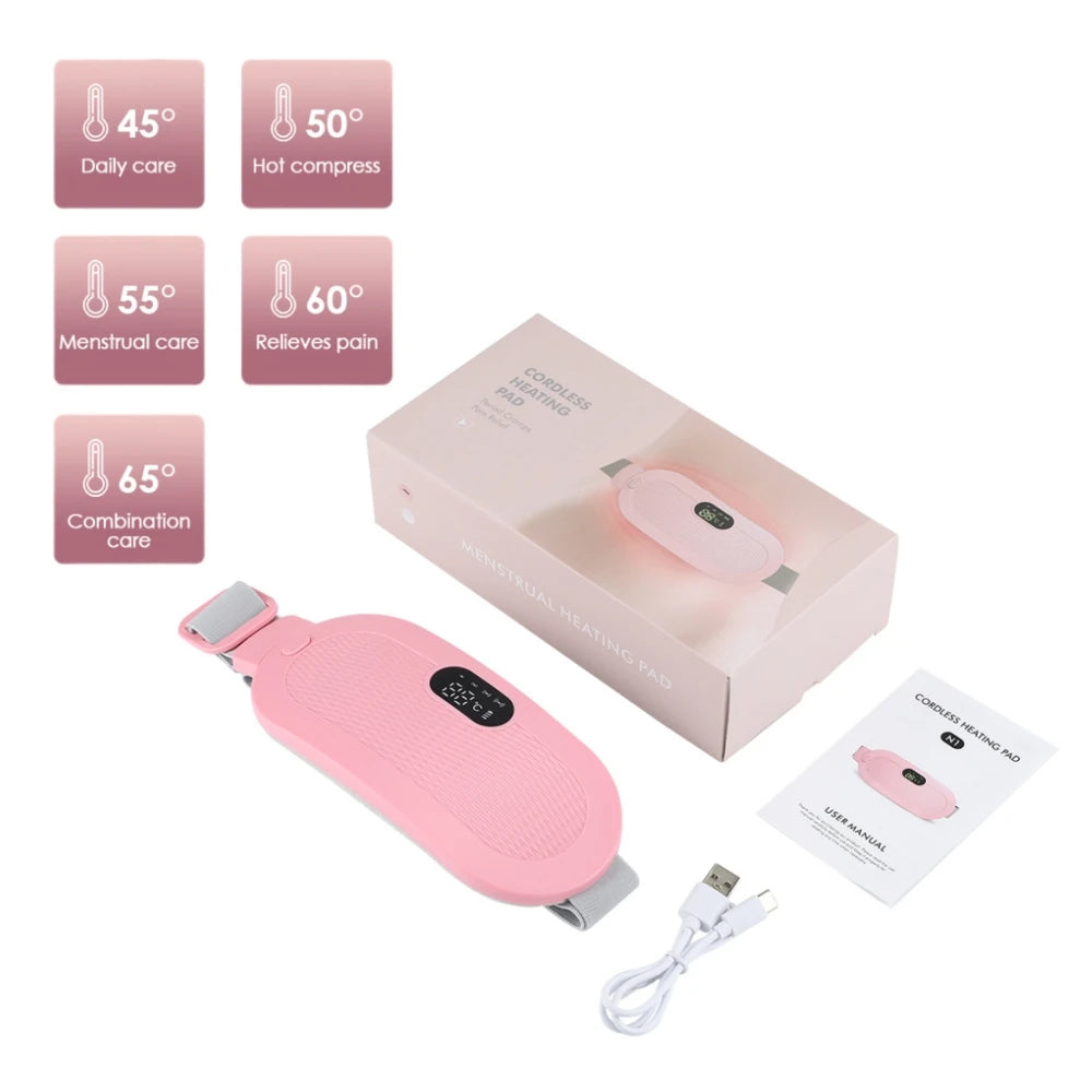 Rechargeable Menstrual Heating Pad for Cramp Relief