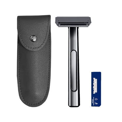 4D Double-Edged Safety Razor with Case