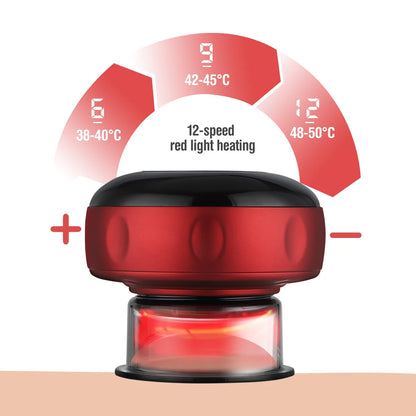 Smart Cupping Massage Machine with Infrared Heating