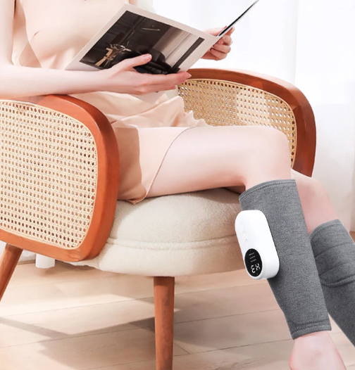 Electric Leg Massager with Compression and Heat