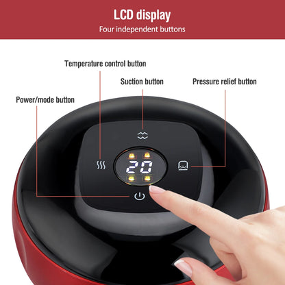 Smart Cupping Massage Machine with Infrared Heating