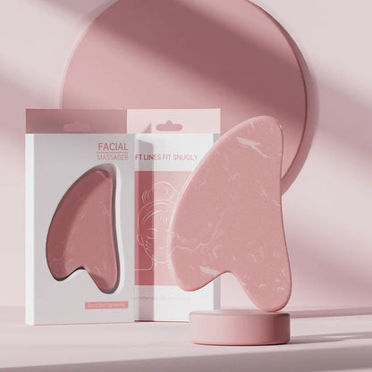 Face & Neck Roller with Gua Sha Board set